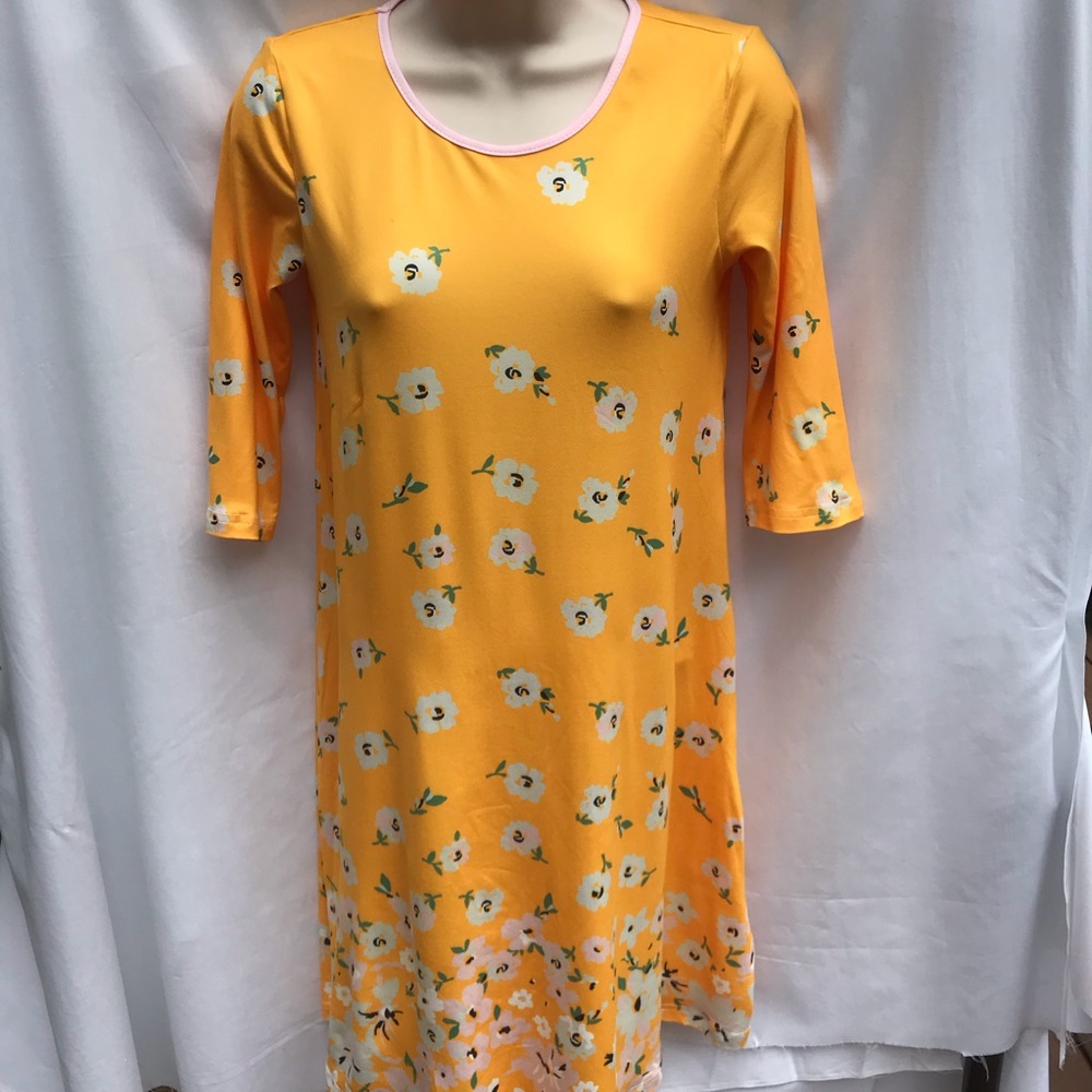 Emma & Elsa Yellow Dress with Flowers